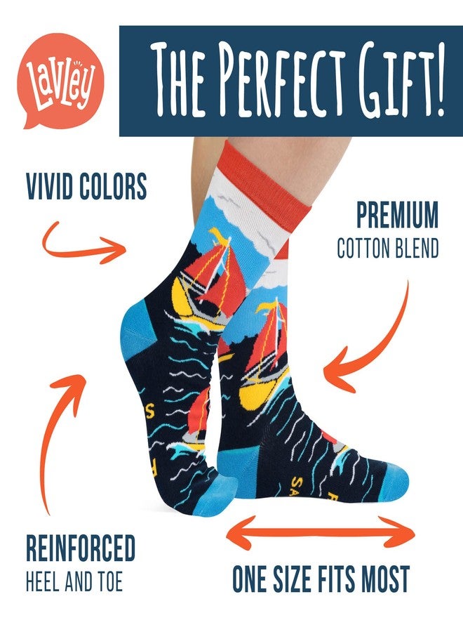 Lavley I'd Rather Be Sailing Socks - Image 2
